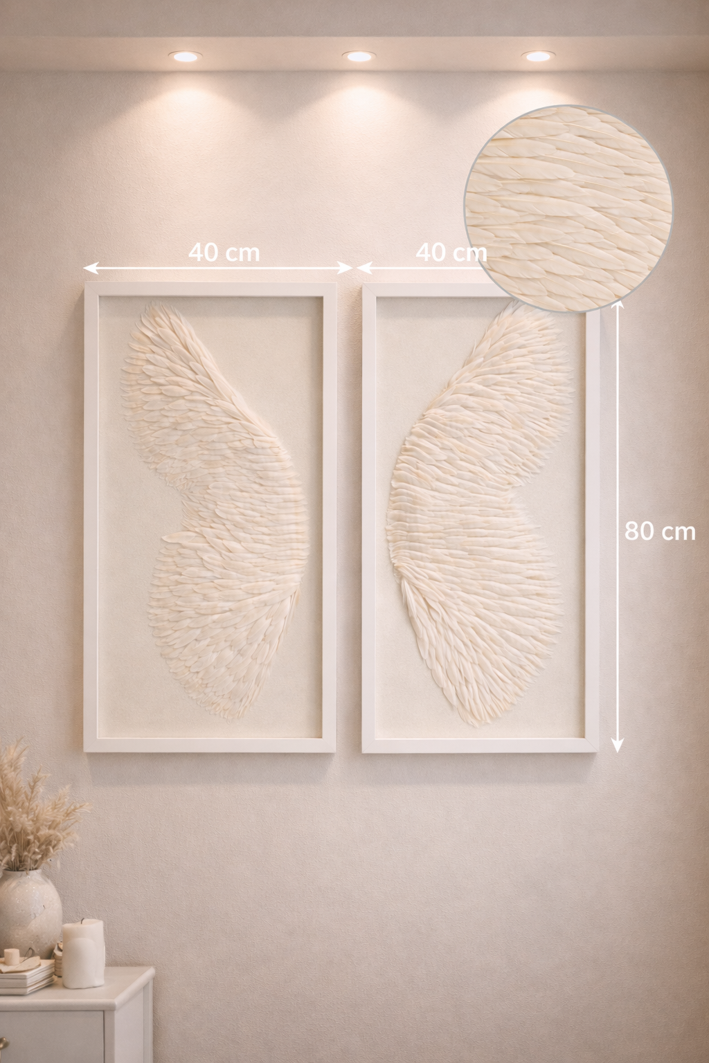 Tableau Ailes d’Ange 3D