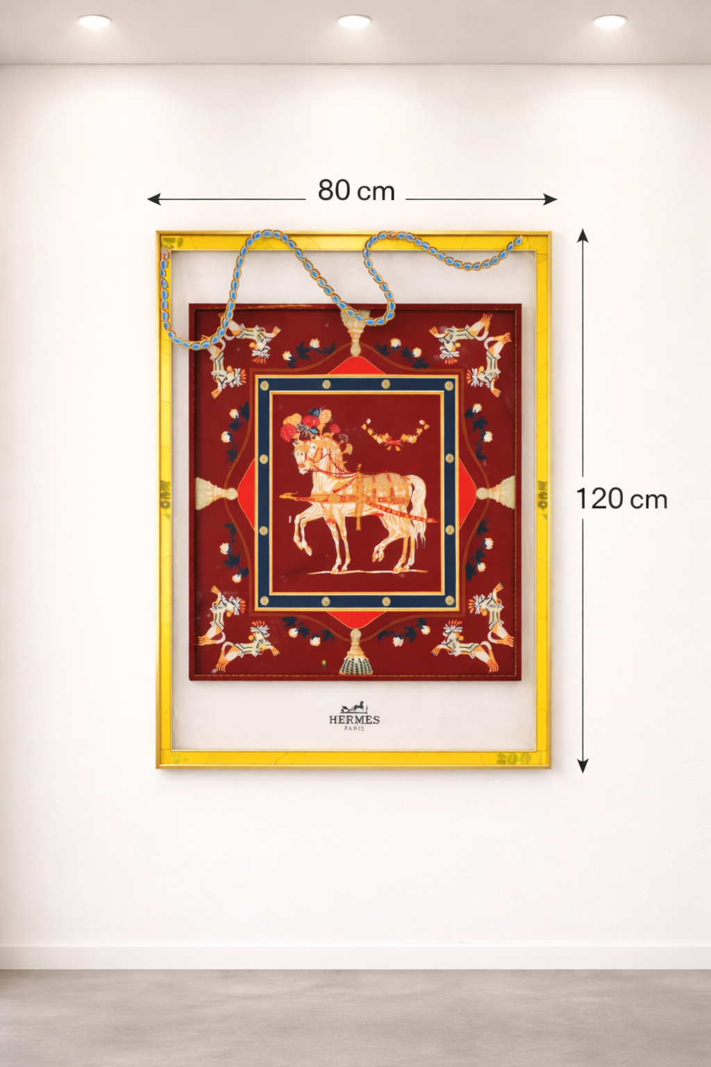 Tableau Cheval Royal Rouge