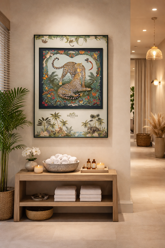 Tableau Jungle Tropicale – Léopards & Nature Sauvage