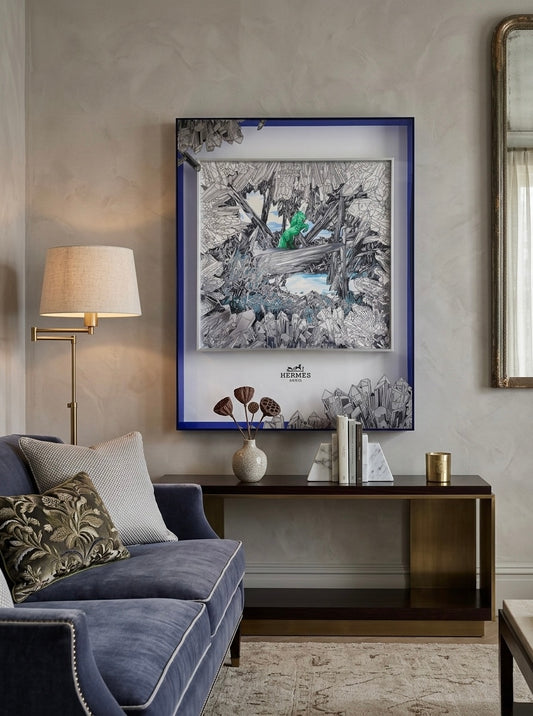 Tableau Licorne Émeraude