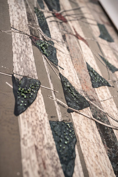 Tableau Élégance de Bambou – Tableau Texturé 3D