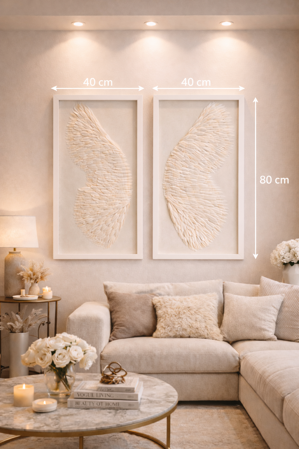 Tableau Ailes d’Ange 3D