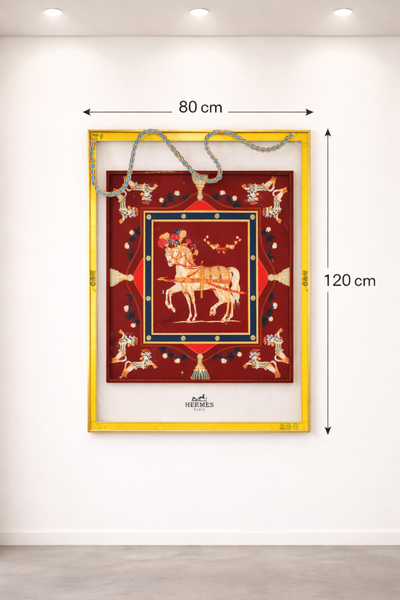 Tableau Cheval Royal Rouge