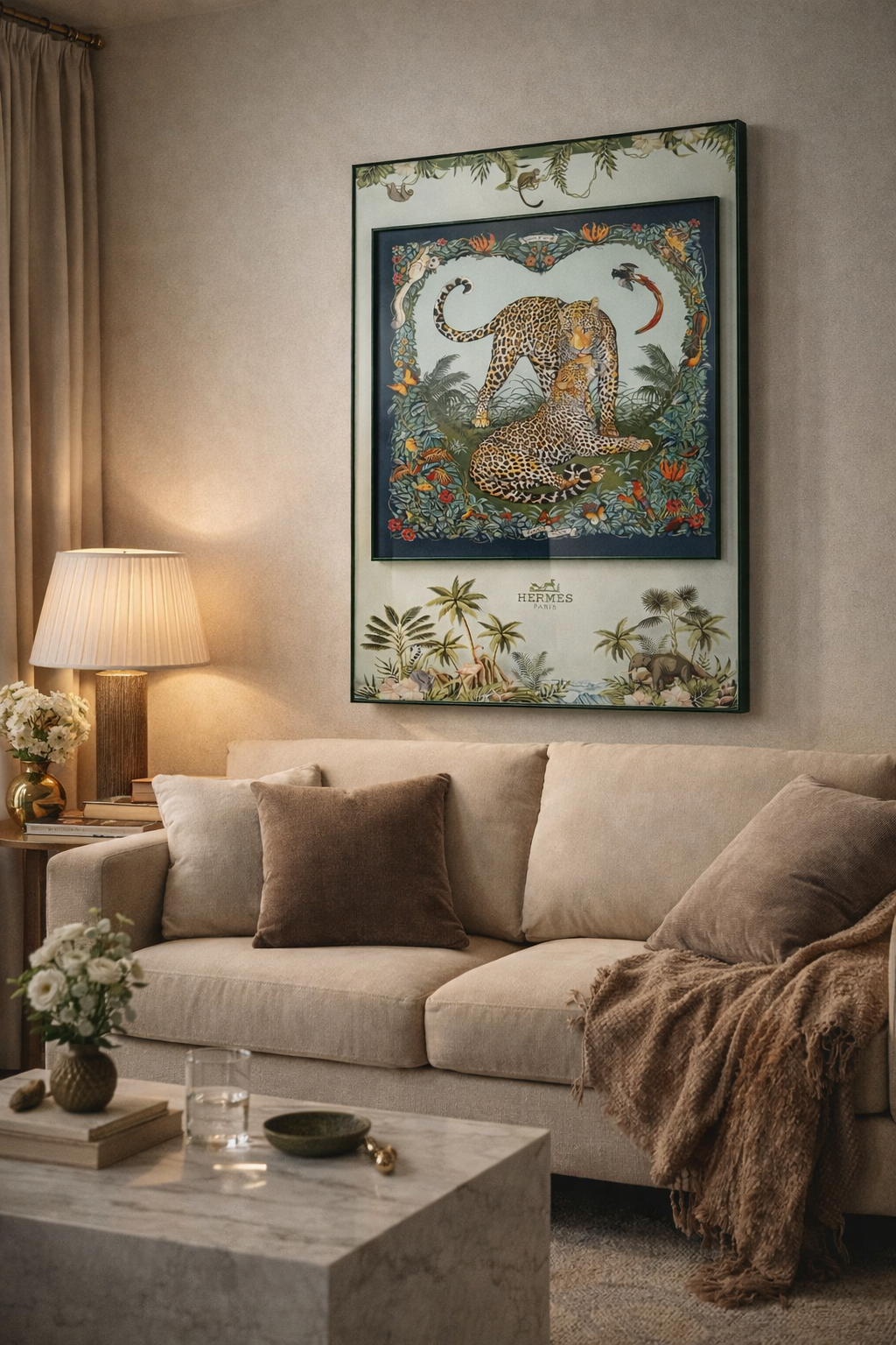 Tableau Jungle Tropicale – Léopards & Nature Sauvage