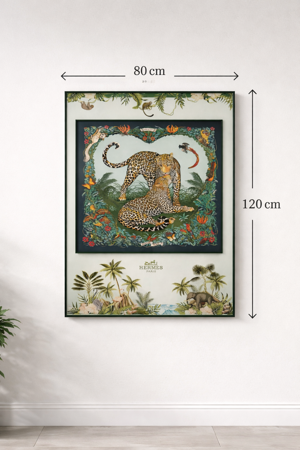 Tableau Jungle Tropicale – Léopards & Nature Sauvage