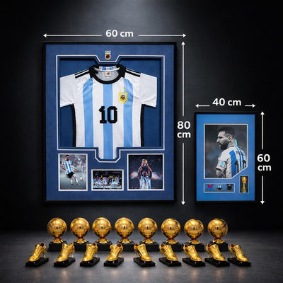 Duo Cadres Lionel Messi – Collection Légende & Ballon d’Or