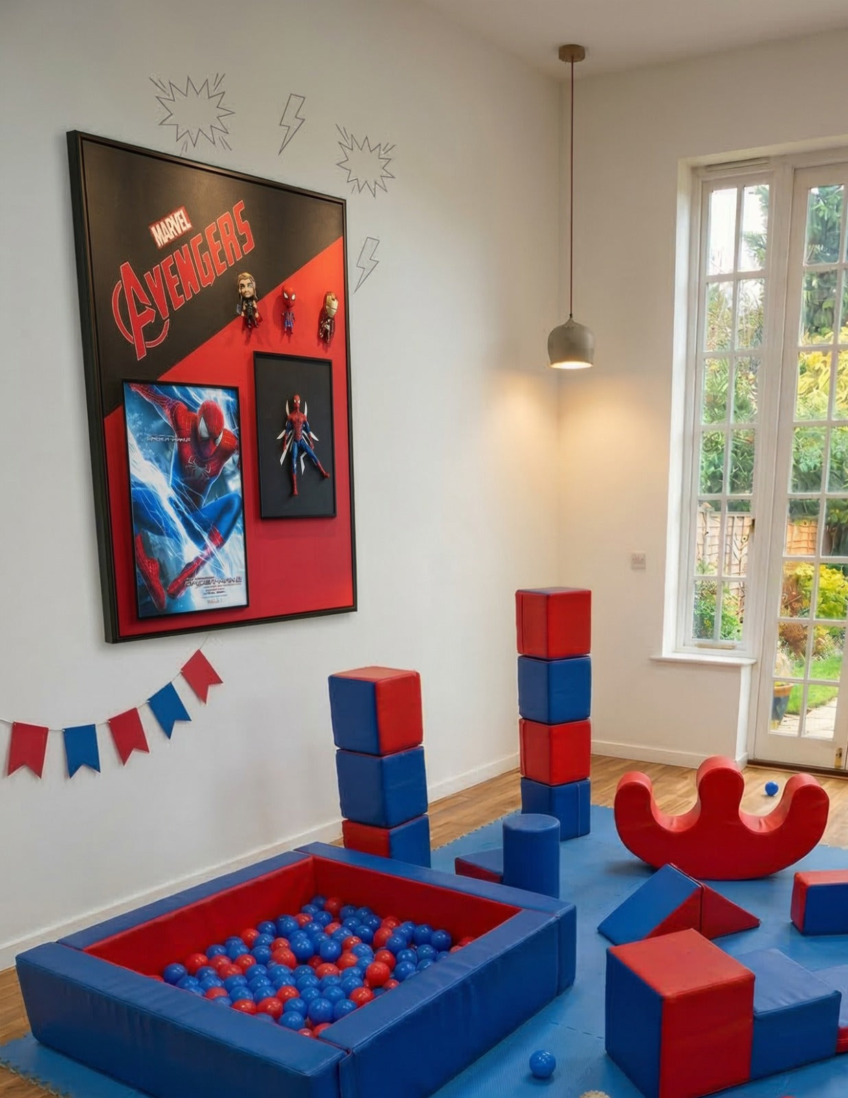 Tableau 3D Marvel Avengers & Spider-Man